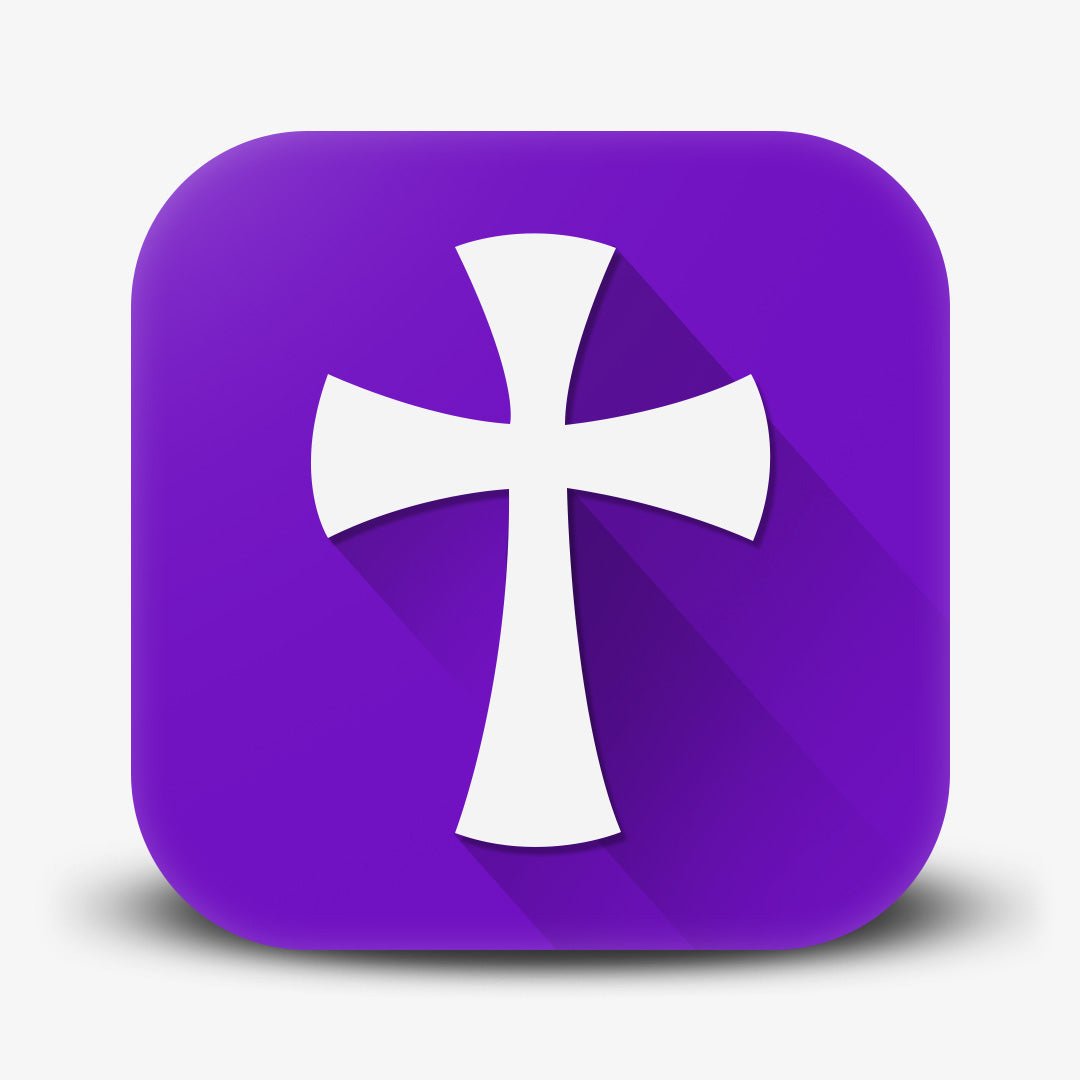 Purple (Canvas) - Christ Wave