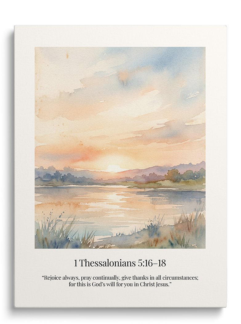 1 Thessalonians 5:16–18