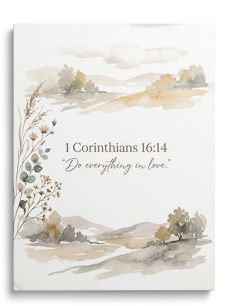 1 Corinthians 16:14