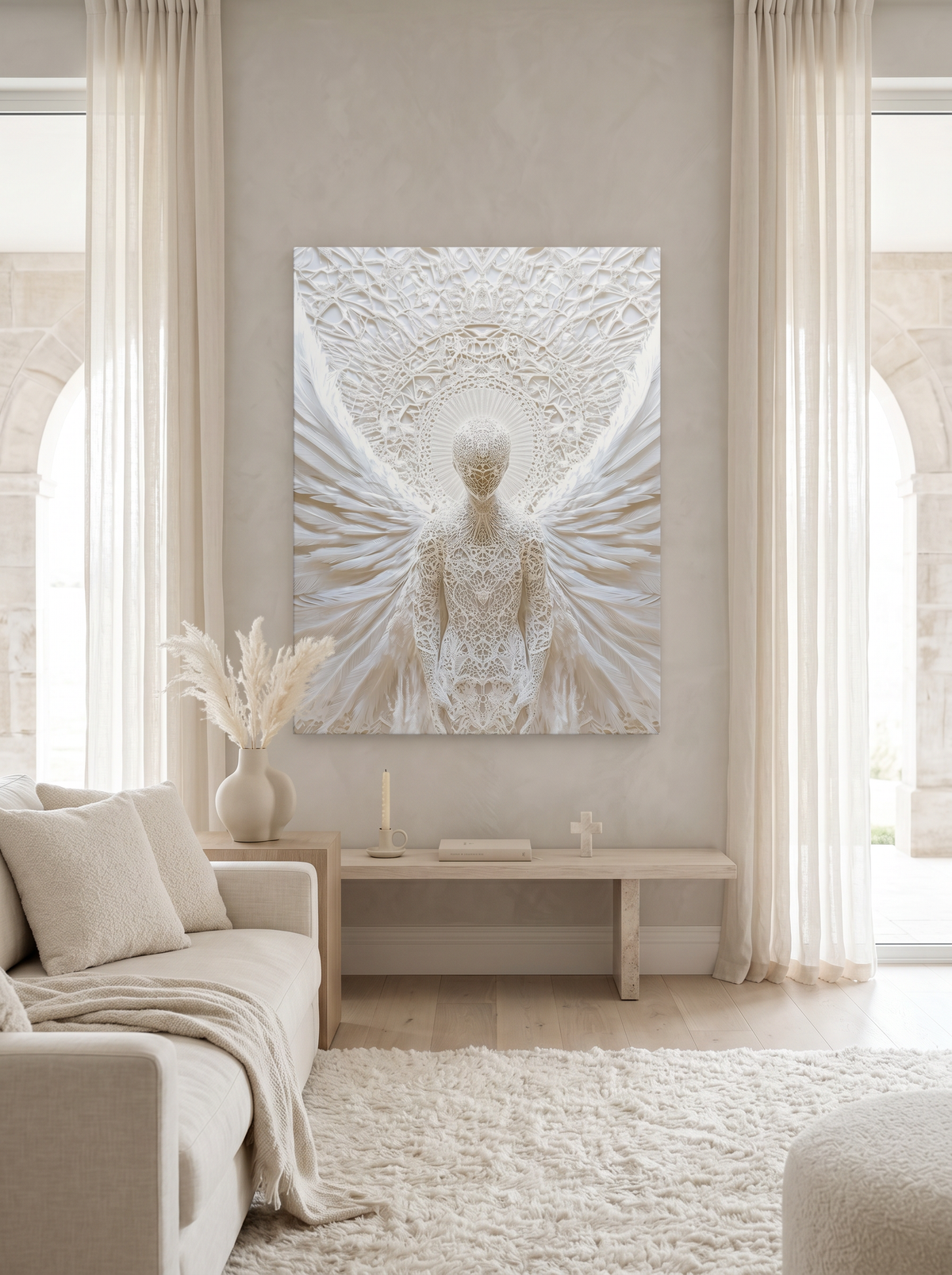 Guardian in White