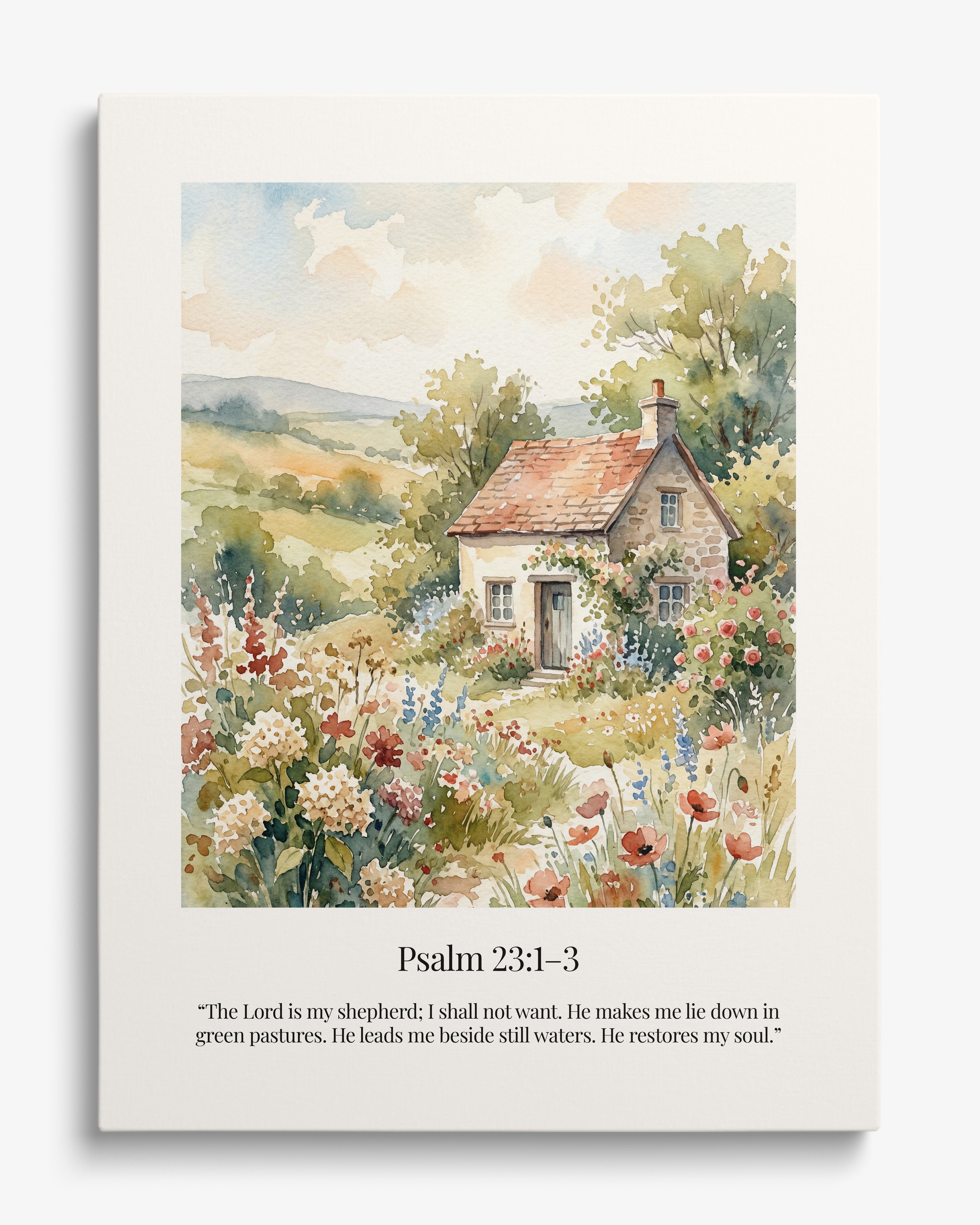 Psalm 23:1–3