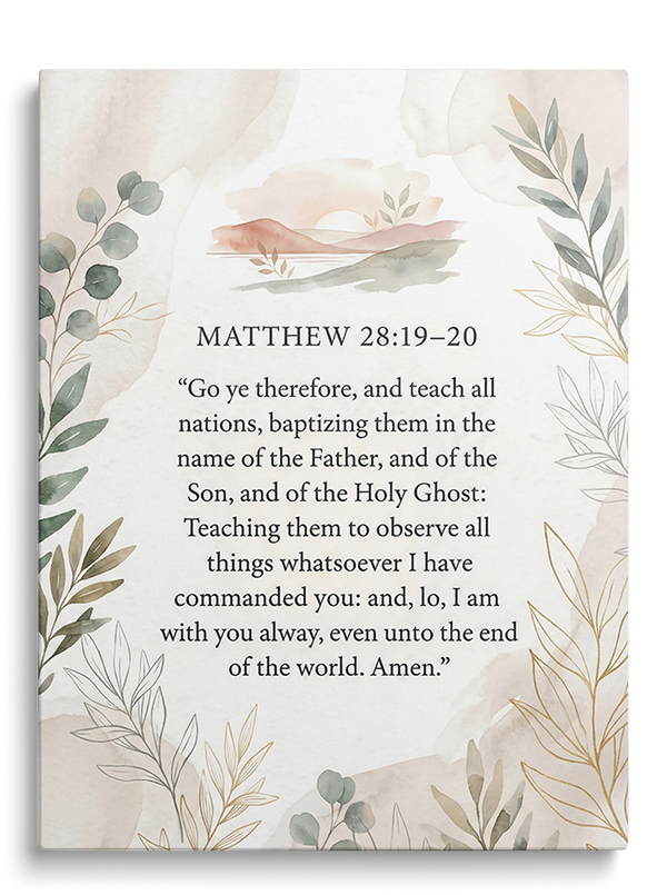 Matthew 28:19–20