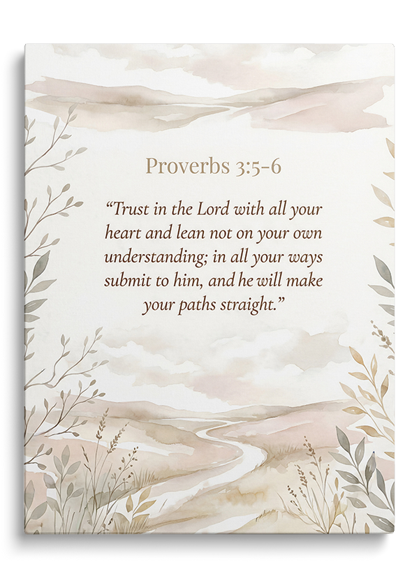 Proverbs 3:5–6