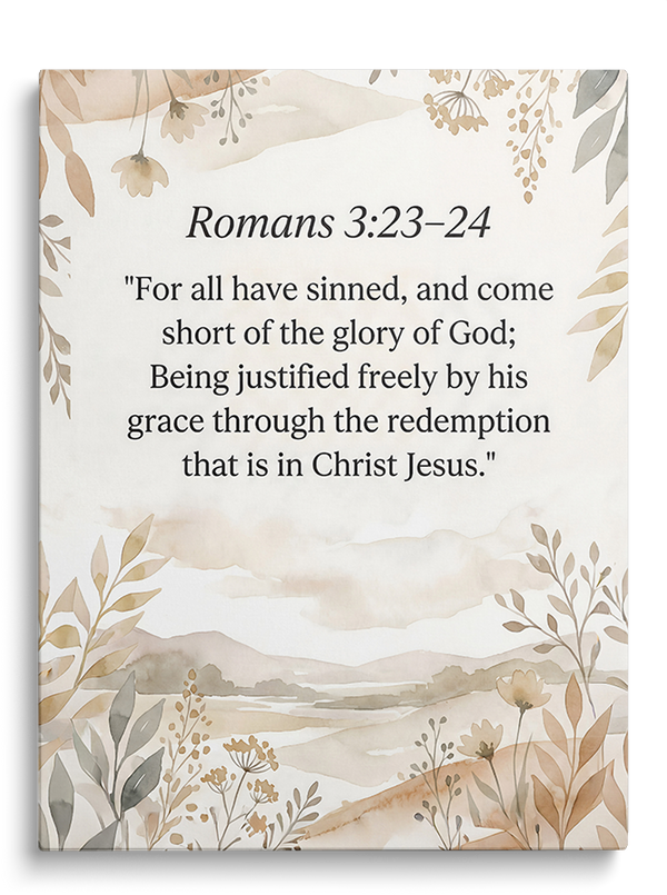 Romans 3:23–24