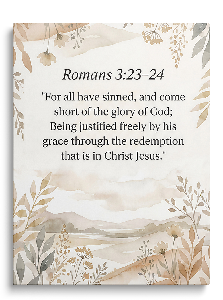 Romans 3:23–24